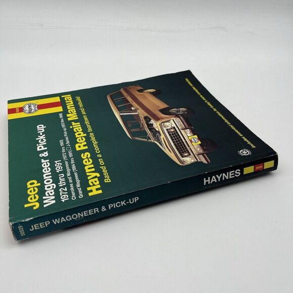 Jeep Wagoneer & Pick-up 1972 thru 1991: Haynes Repair Manual 50029 Cherokee J10 - Picture 6 of 7